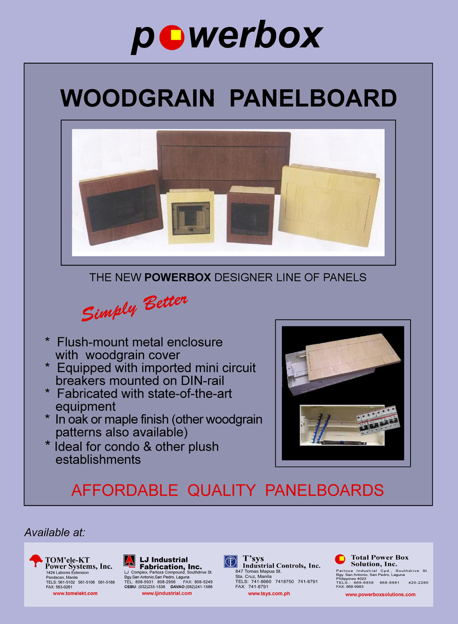 Woodgrain Panelboard